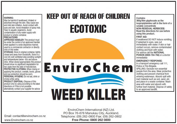 Weed killer chemical EniroChem